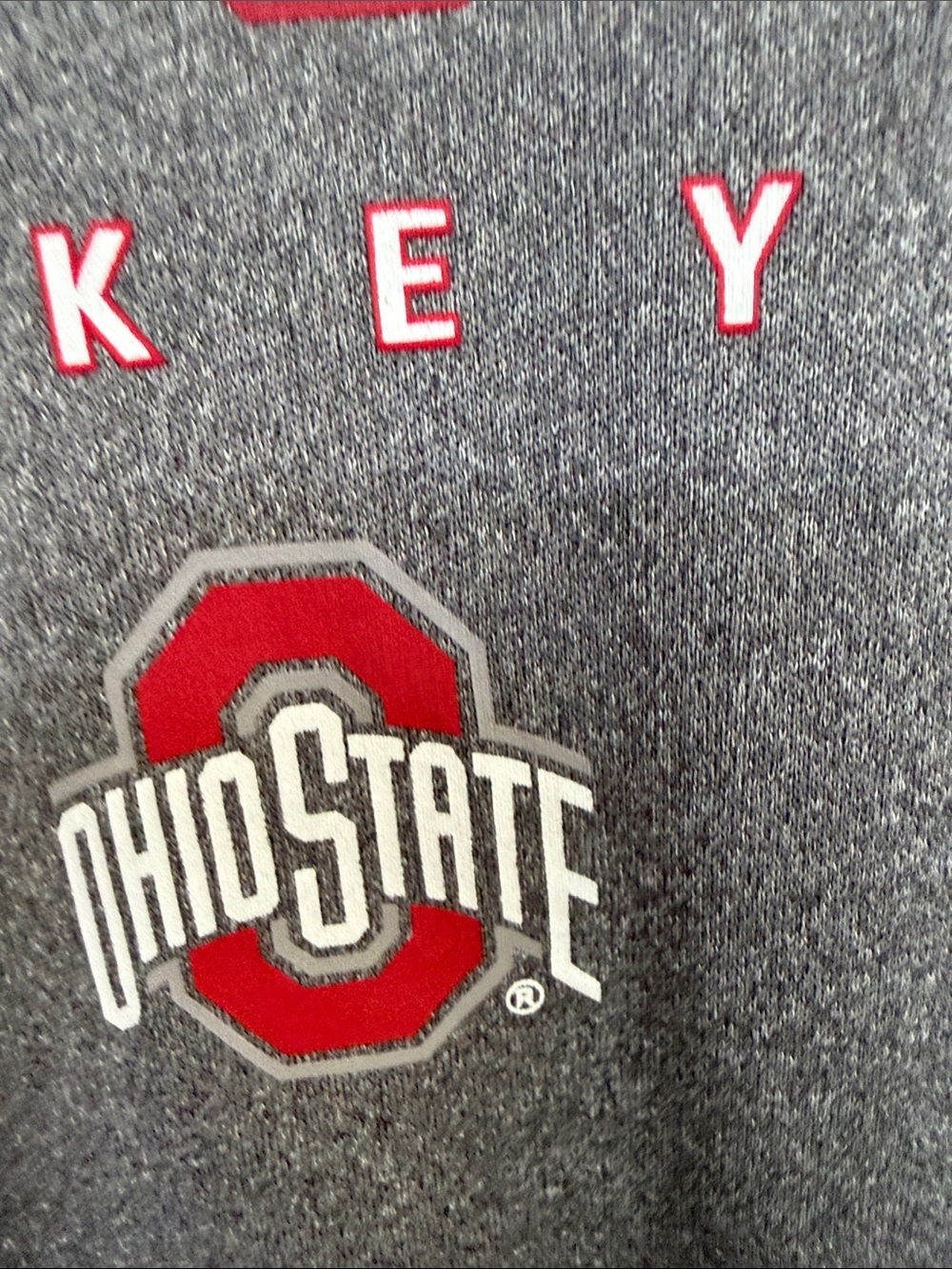 Colosseum Mens NWOT Ohio State Buckeyes Gray Short-Sleeve Performance T-Shirt L - Picture 3 of 6